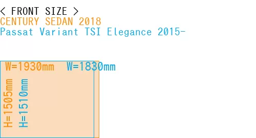 #CENTURY SEDAN 2018 + Passat Variant TSI Elegance 2015-